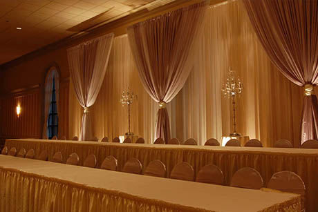 Wedding Pipe and Drape Rentals